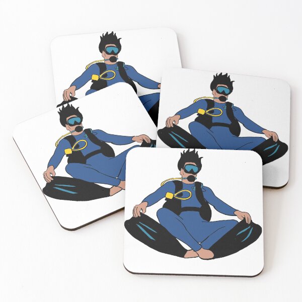 Item preview, Yoga Scuba Diver designed and sold by TheSaltSirens.
