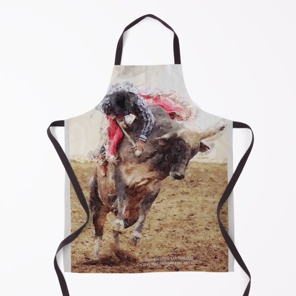 Item preview, C2021 by Steve Yellowbear AMERICAN RODEO BULL RIDING EARTHQUAKE designed and sold by SteveYellowbear.