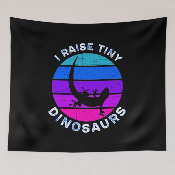 Item preview, I Raise Tiny Dinosaurs Gecko designed and sold by DeeXdesigns.
