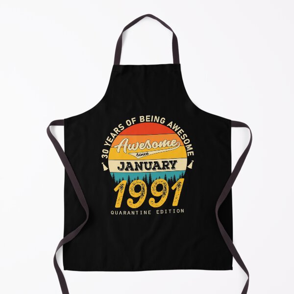 Item preview, 30th Birthday 30 Years Born In 1991 January designed and sold by Renergie.