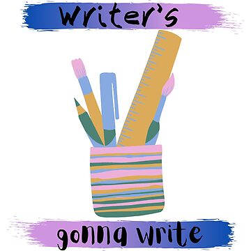 Artwork thumbnail, Writer's Gonna Write pencil jar by Cinders-Embers