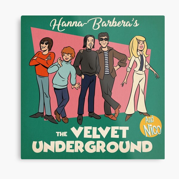 Cartoon Underground Metal Print
