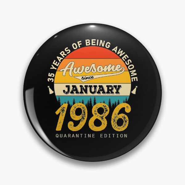 Item preview, 35th Birthday 35 Years Born In 1986 January designed and sold by Renergie.