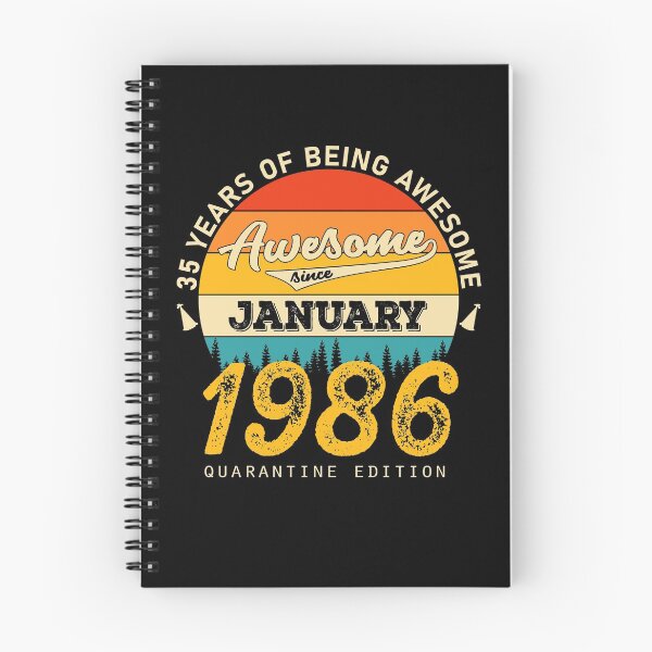 Item preview, 35th Birthday 35 Years Born In 1986 January designed and sold by Renergie.