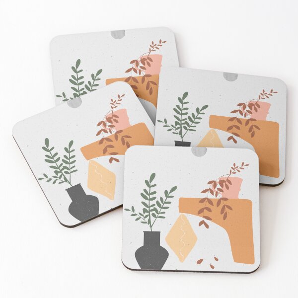 Item preview, Simple Plant Illustration Grey Collage designed and sold by A. P..