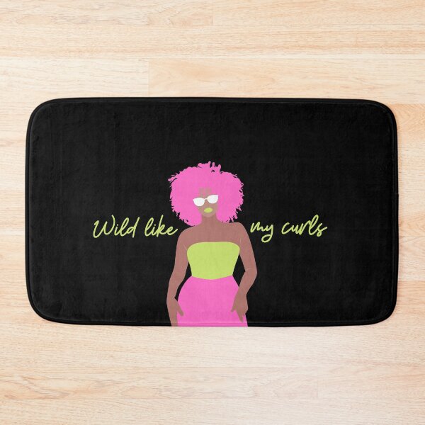 Item preview, Wild Like My Curls Neon Curly Haired Woman designed and sold by CheraeLynn.