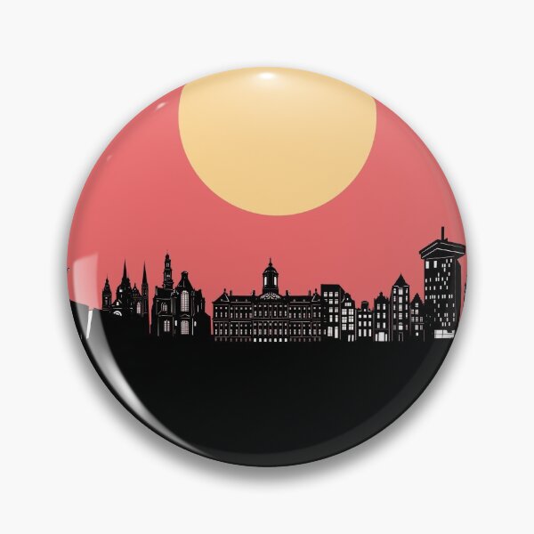 Item preview, amsterdam skyline minimal designed and sold by BekimART2.