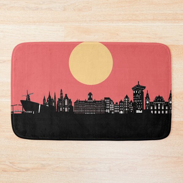 Item preview, amsterdam skyline minimal designed and sold by BekimART2.