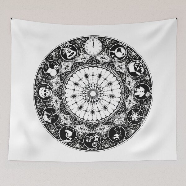 Item preview, Christmas: Funny Christmas - Black and White  - Sunweaver designed and sold by Sunweaver.