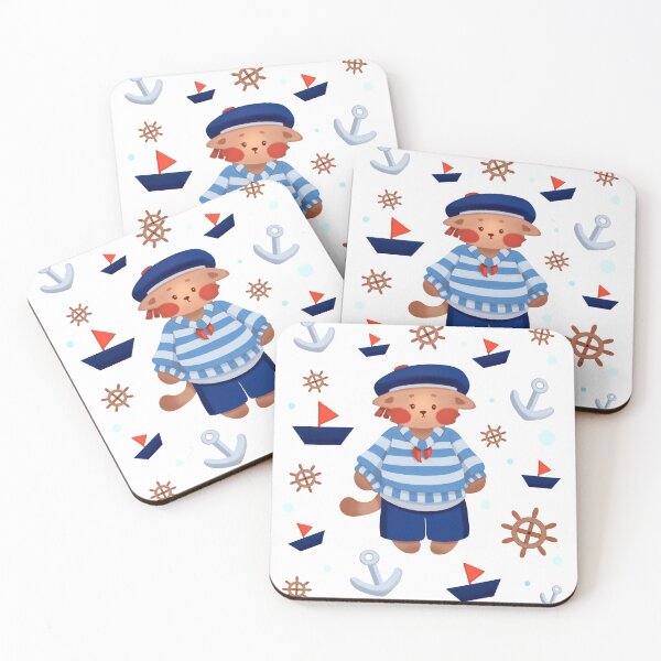 Item preview, Cute cartoon cat sailor. designed and sold by M-O-R-I.