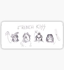 French Kiss Sticker