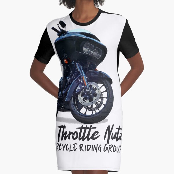 Roll Like A Boss (Large Print Design) Graphic T-Shirt Dress
