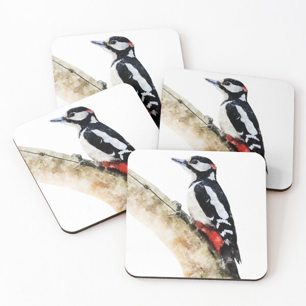 Item preview, Woodpecker Realistic Watercolor Print Graphic designed and sold by DSArtGoods.