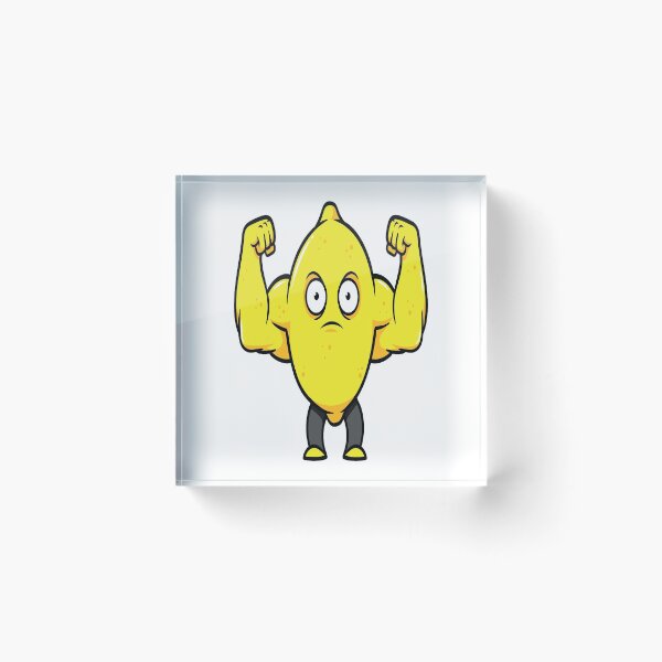Item preview, Jacked Lemon Bodybuilder Flexing Biceps Powerlifter Foodie designed and sold by ProjectX23.