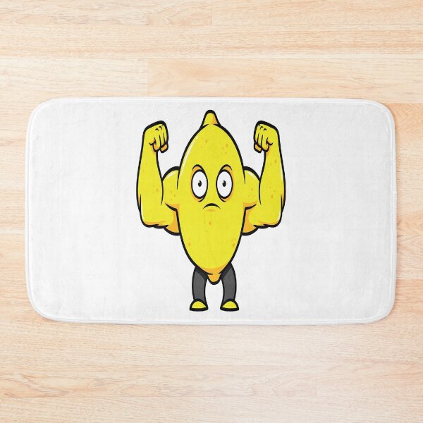 Item preview, Jacked Lemon Bodybuilder Flexing Biceps Powerlifter Foodie designed and sold by ProjectX23.