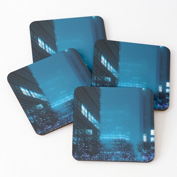 Item preview, Trees in Canary Wharf Street Photography designed and sold by jannatul96.