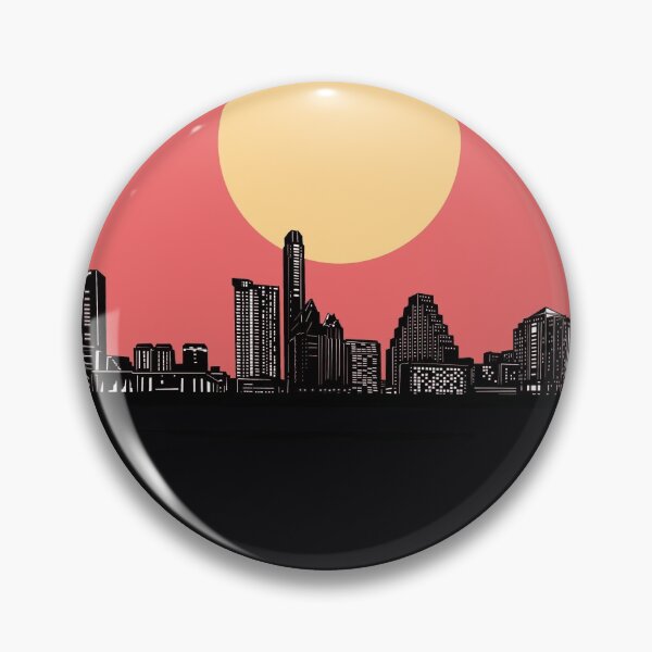 Item preview, austin skyline minimal designed and sold by BekimART2.