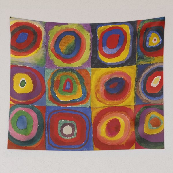 Item preview, Wassily Kandinsky Color Study.  Squares with Concentric Circles designed and sold by neteor.