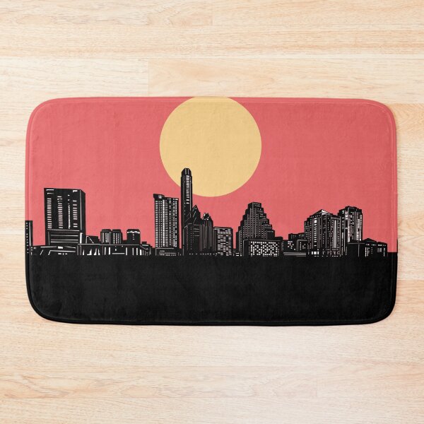 Item preview, austin skyline minimal designed and sold by BekimART2.