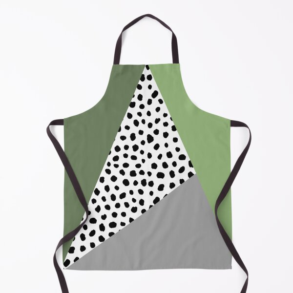 Item preview, Geometric Polka Dot, Black, Sage and Olive Green designed and sold by OneThreeSix.