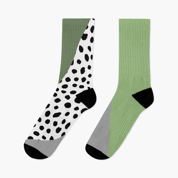 Item preview, Geometric Polka Dot, Black, Sage and Olive Green designed and sold by OneThreeSix.