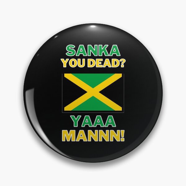 Item preview, Sanka You Dead? YAAA MANNN! - Jamaican Flag - Cool Runnings, Jamaican Bobsled Film Nostalgic 90s - Invert Design designed and sold by LittleBitDarker.