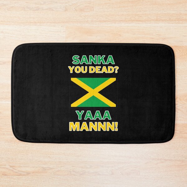 Item preview, Sanka You Dead? YAAA MANNN! - Jamaican Flag - Cool Runnings, Jamaican Bobsled Film Nostalgic 90s - Invert Design designed and sold by LittleBitDarker.