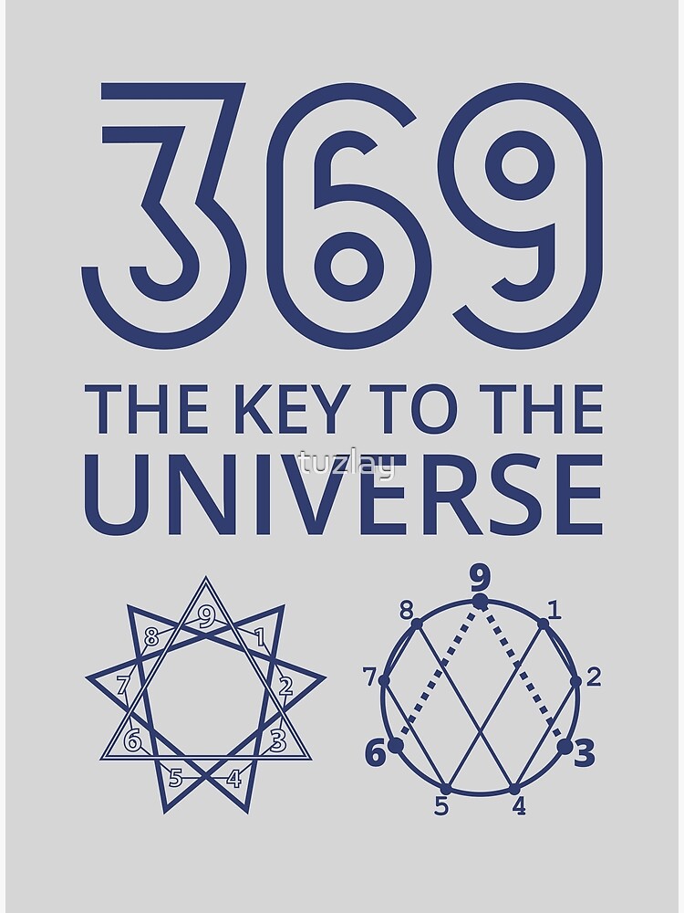 Disover 369 The Key To The Universe Premium Matte Vertical Poster