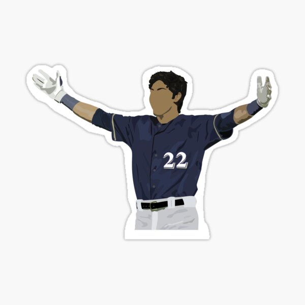 Christian Yelich Sticker for Sale by lah627