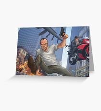 GTA 5 Artwork Greeting Card