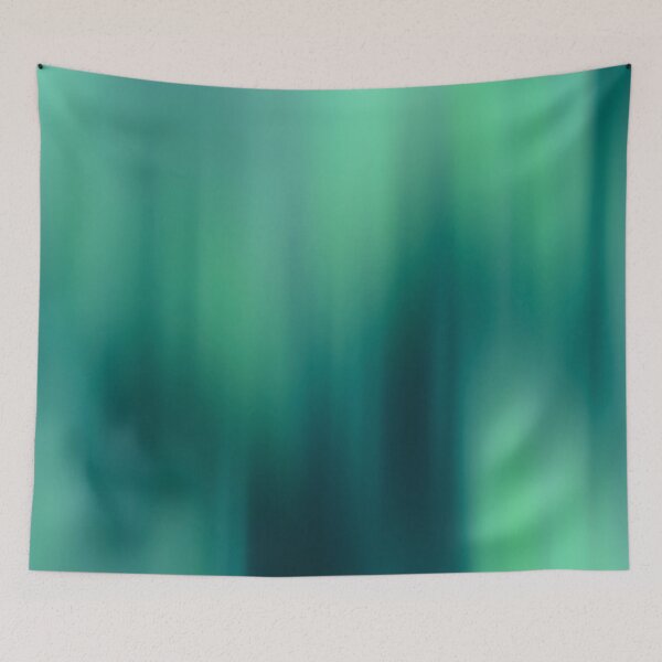 Item preview, Aurora borealis abstract northern lights teal green designed and sold by trajeado14.