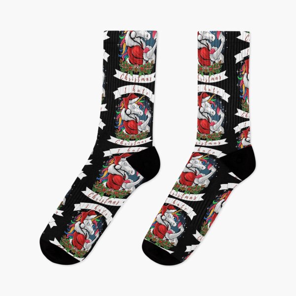 Item preview, I Hate Christmas Unicorn X-Mas Cool Christmas designed and sold by RGVDesigns.