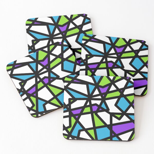 Item preview, Bright Colors Geometric Lines and Shapes designed and sold by Whoopsidoodle.