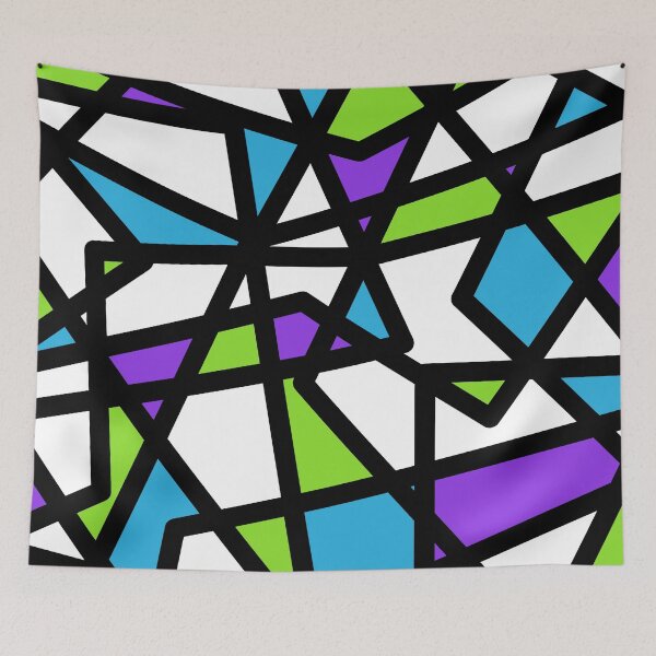 Item preview, Bright Colors Geometric Lines and Shapes designed and sold by Whoopsidoodle.