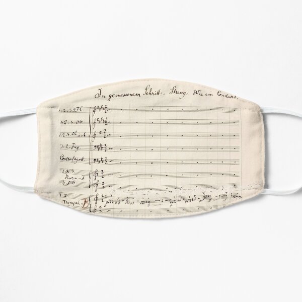 Mahler | Symphony 5 | Original manuscript score Flat Mask