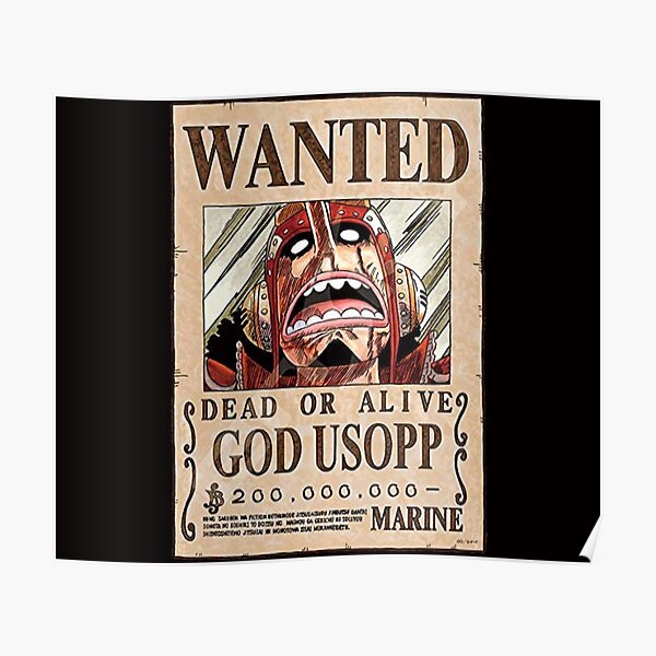 God Usopp Posters Redbubble