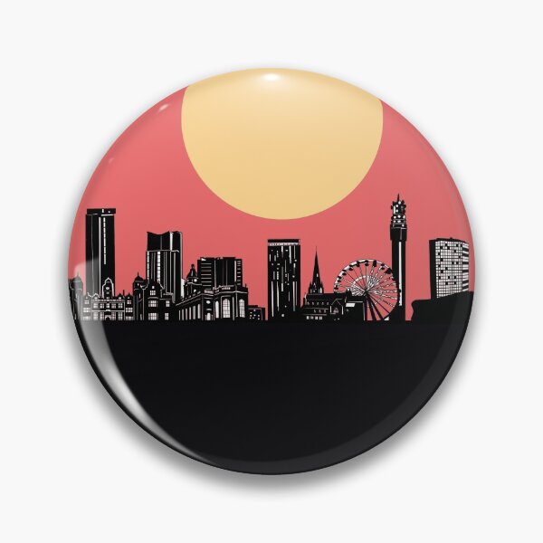 Item preview, birmingham skyline minimal designed and sold by BekimART2.