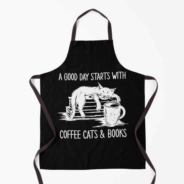 Item preview, A Good Day Starts With Coffee Cats And Books designed and sold by OnepixArt.