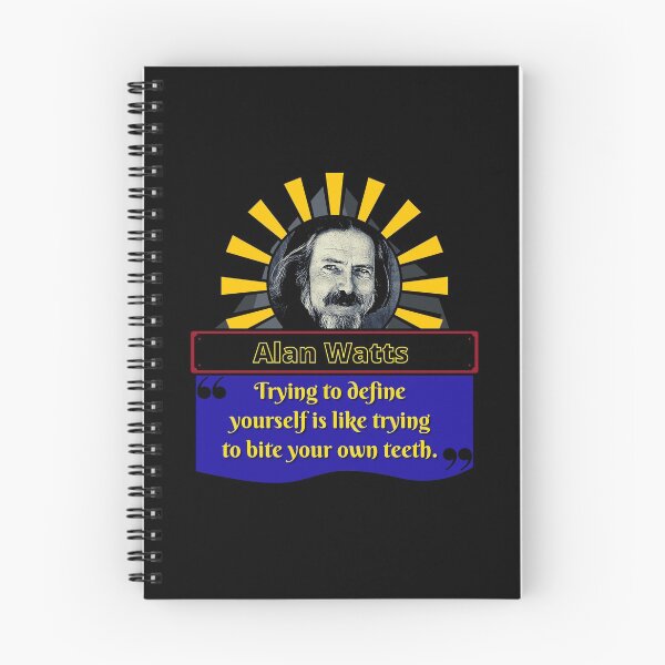 Item preview, Alan Watts Quote. (To Define Yourself). designed and sold by SimplerrrHQ.