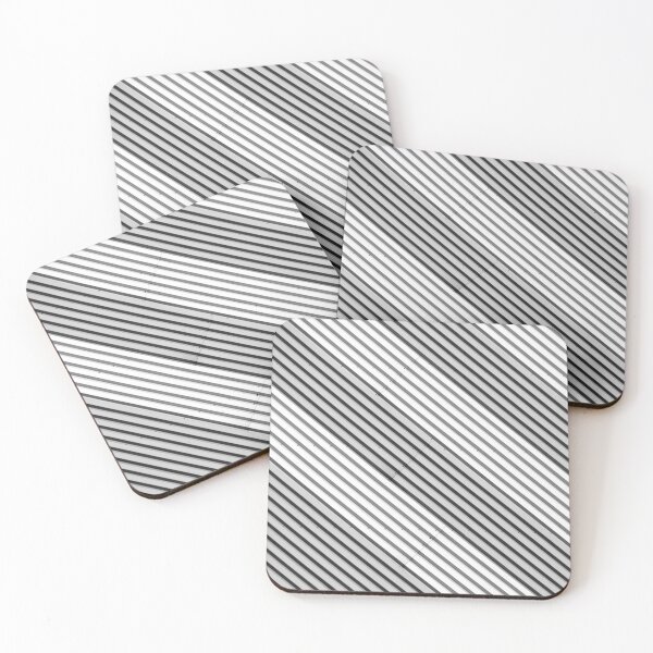 Item preview, Abstract Black And White Stripe Pattern designed and sold by Mustard Prophet.