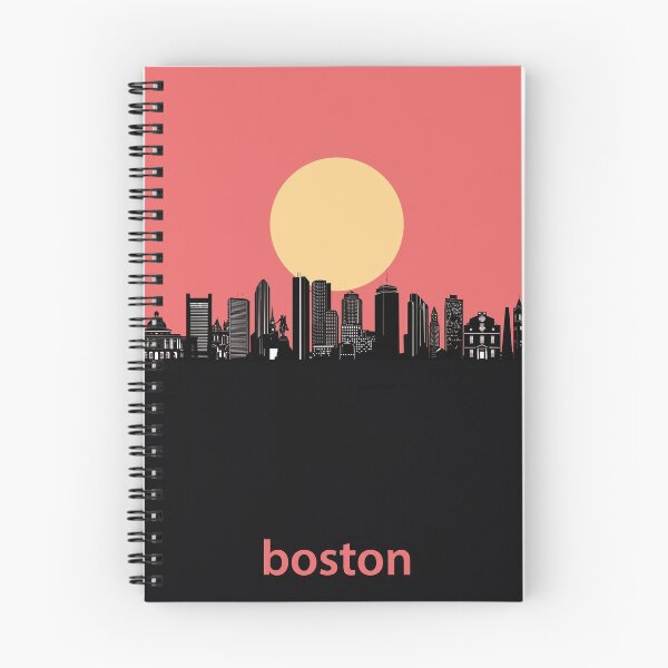 Item preview, boston skyline minimal designed and sold by BekimART2.