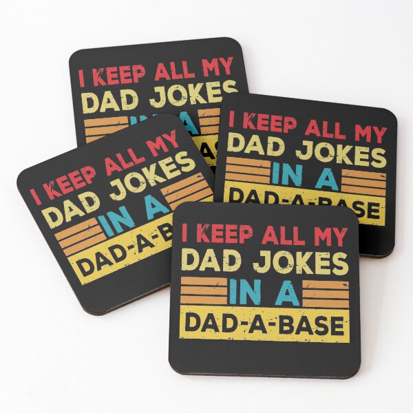 Item preview, I Keep All My Dad Jokes In A Dad-a-base Vintage designed and sold by TheMattDesigns.