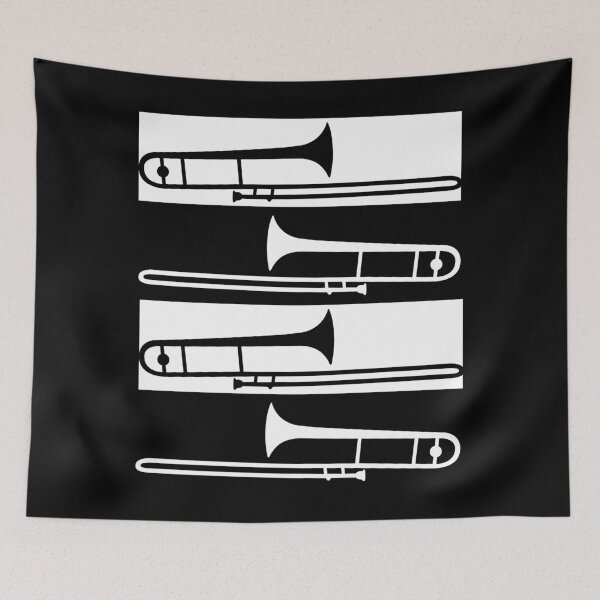 Item preview, Trombone Gift Trombone Teacher Trombone Silhouette designed and sold by AutonomousN.