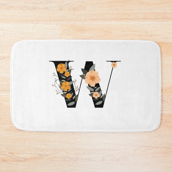 Item preview, Floral W designed and sold by zafirahansen.