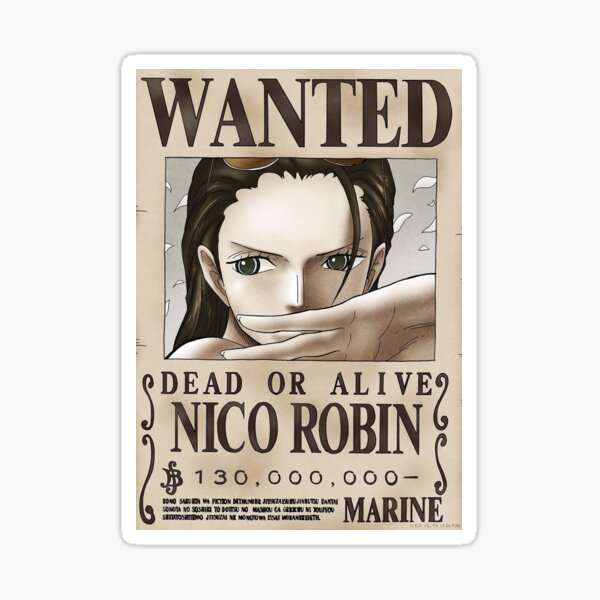 Nico Robin voulait Poster Sticker