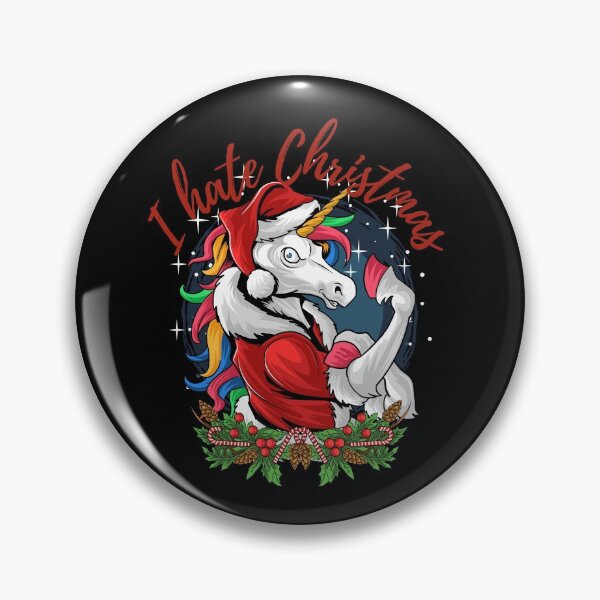 Artikelvorschau, Ich hasse Weihnachten Einhorn Weihnachten Coole Weihnachten entworfen und verkauft von RGVDesigns.