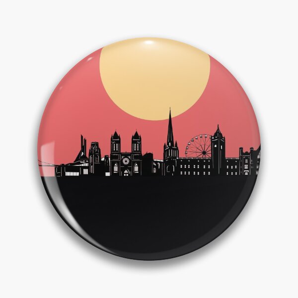 Item preview, bristol skyline minimal designed and sold by BekimART2.