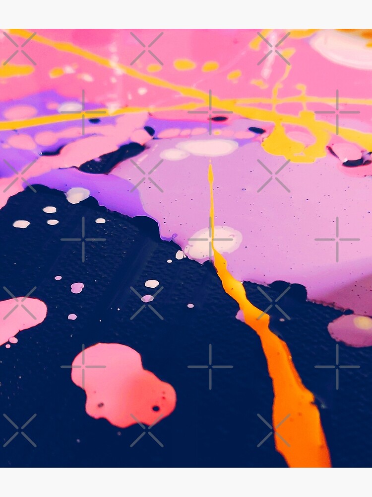 "Colorful Caos Hand Painted Artwork" Poster for Sale by Saraartwork