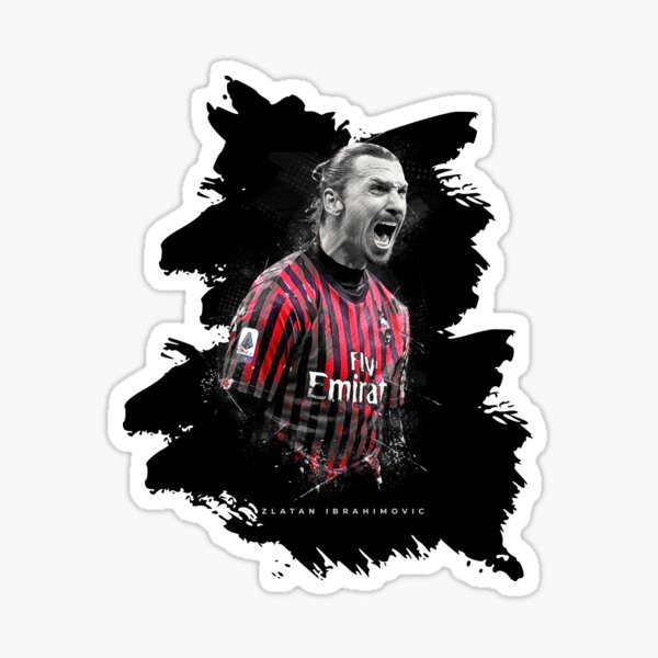 Zlatan Ibrahimovic Ac Milan Sticker