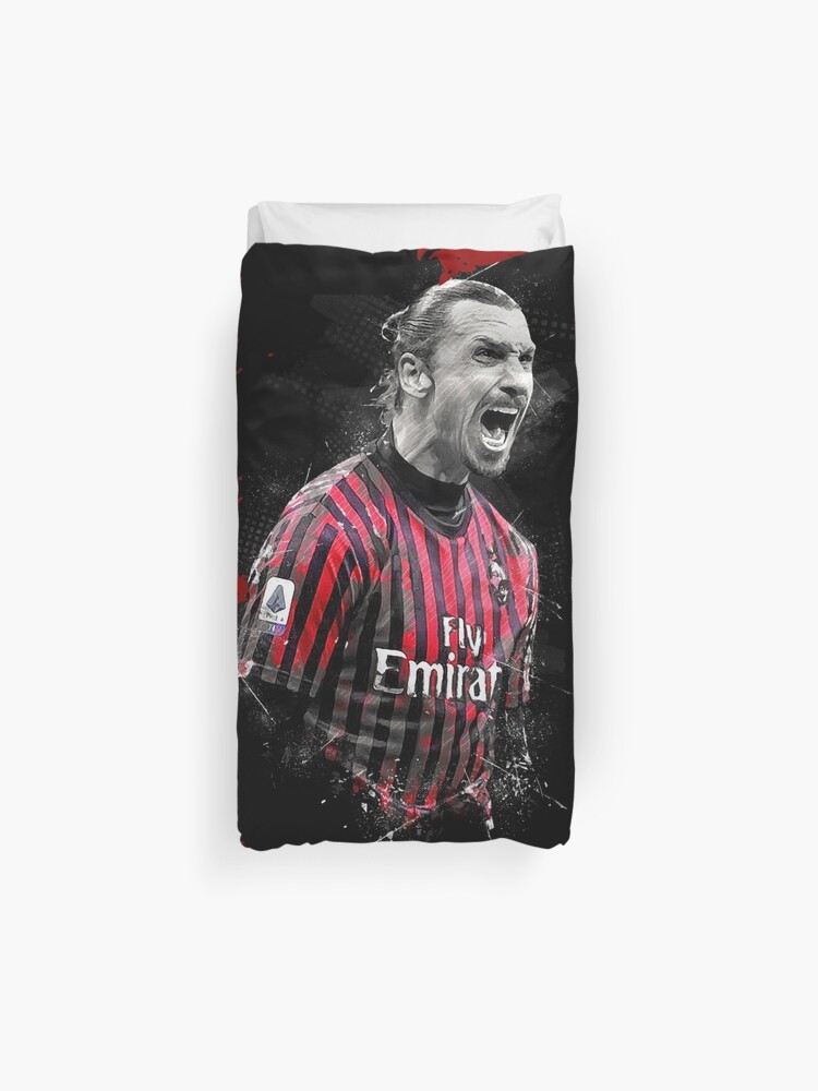 Zlatan Ibrahimovic Ac Milan Duvet Cover for Sale by The Fit